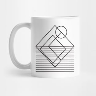 Geometric Sunset Mug